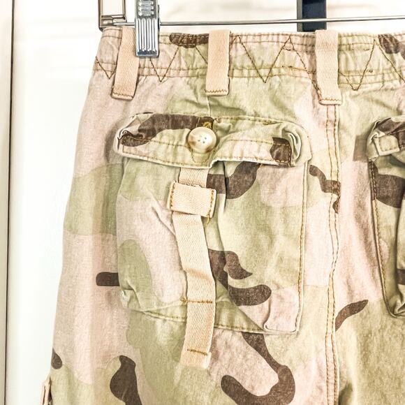 SMFK Wildworld Desert Camouflage Pararooper Pants - Green Brown Camo, Size S - Picture 9 of 10